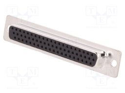 D-Sub HD; PIN: 62; plug; female; stamped and formed contacts