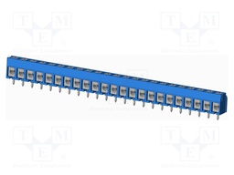 Connector: PCB terminal block; terminal; Plating: tinned; on PCBs