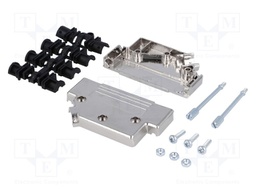 Enclosure: for D-Sub connectors; D-Sub 37pin,D-Sub HD 62pin