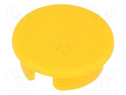 Cap; ABS; yellow; push-in; Application: A2516,A2616; Shape: round