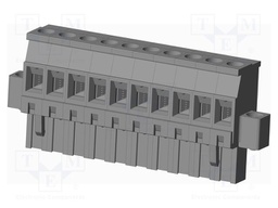Connector: pluggable terminal block; plug; female; angled 90°