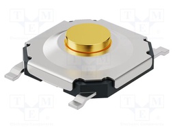 Microswitch TACT; SPST-NO; Pos: 2; 50mA/12VDC; SMT; 1.57N; 1.6mm