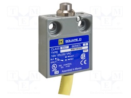 Limit Switch, Top Plunger, SPDT, 6 A, 120 V, 80 ozf, 9007 Series