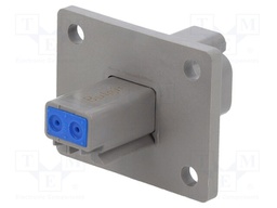 Connector: wire-wire; PX0; plug; male; PIN: 2; IP68; Locking: latch