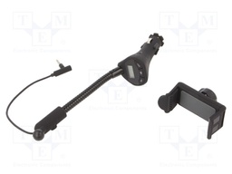 FM transmitter; black; Size: 58-85mm; Jack 3,5mm,USB A