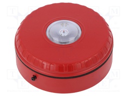 Signaller: lighting; flashing light; red; Series: Solista LX; IP33