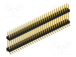 Connector: pin strips; pin header; male; PIN: 60; 2.54mm; SMT; 2x30