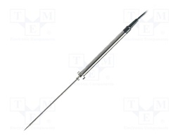 PT100-type temperature probe; -50÷300°C; Probe l: 15mm; Len: 1.2m