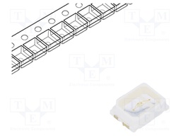 LED; SMD; PLCC2,2216; green; 900÷2300mcd; 2.2x1.6x0.55mm; 120°