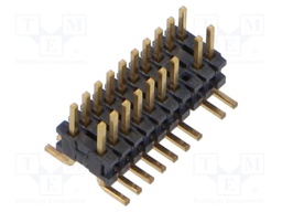 Connector: PCB to PCB; male; PIN: 20; 1.27mm; gold-plated; SMT; FTR