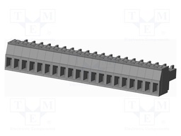 Connector: pluggable terminal block; plug; female; straight; grey