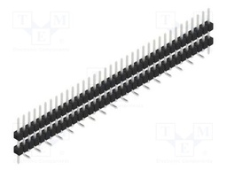 Connector: pin strips; pin header; male; PIN: 36; 2.54mm; SMT; 1x36