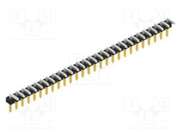 Connector: pin strips; pin header; male; PIN: 27; 2.54mm; THT; 1x27
