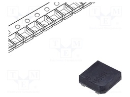 Sound transducer: elektromagnetic alarm; SMD; 2.83kHz; 100mA
