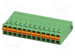 PCB connector, nominal cross section: 1.5 mm?, color: green,
