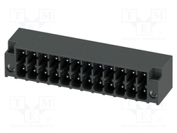 PCB headers, nominal cross section: 1.5 mm?, color: black, n