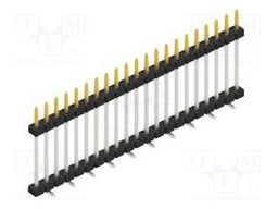 Connector: pin strips; pin header; male; PIN: 21; 2mm; SMT; 1x21