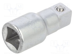 Extension; 3/8"; chromium steel; Plating: chromium; 38mm