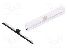 Connector: pin strips; pin header; male; PIN: 35; 2.54mm; SMT; 1x35