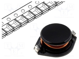 Inductor: wire; SMD; 330uH; Ioper: 1A; 0.56Ω; Isat: 1.9A; B: 15.24mm