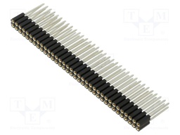 Socket; pin strips; female; PIN: 68; straight; 2.54mm; THT; 2x34