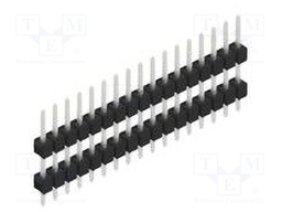 Connector: pin strips; pin header; male; PIN: 17; 2.54mm; THT; 1x17