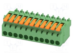 PCB connector, nominal cross section: 1.5 mm2, color: green,