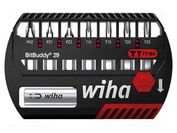 Screwdriver bits; Pcs: 8; Package: plastic case; 29mm