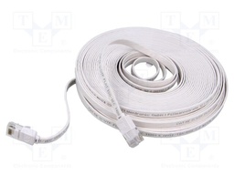 Patch cord; U/UTP; 5e; stranded; CCA; PVC; white; Len: 15m