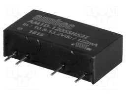 Converter: DC/DC; 1W; Uin: 10.8÷13.2V; 5VDC; Iout: 200mA; SIP7; 2.3g