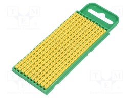 Markers for cables and wires; Label symbol: L; 0.8÷2.2mm; yellow