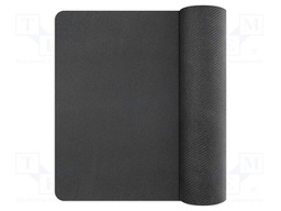 Mouse pad; black; Features: labelling-friendly surface; 10pcs.