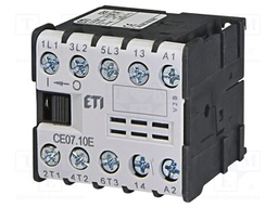 Contactor: 4-pole; NO x4; 24VAC; 7A; DIN,on panel; CE; -25÷55°C