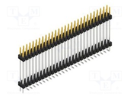 Connector: pin strips; pin header; male; PIN: 56; 2.54mm; SMT; 2x28