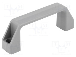 Handle; Mat: technopolymer (PA); grey; H: 38mm; L: 109mm; W: 21mm