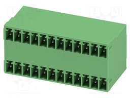 PCB headers, nominal cross section: 1.5 mm?, color: green, n