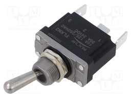 Switch: toggle; Pos: 2; SPDT; ON-ON; 16A/250VAC; 20A/24VDC; on panel