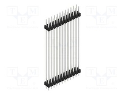 Connector: pin strips; pin header; male; PIN: 24; 2.54mm; THT; 2x12