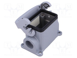 Enclosure: for HDC connectors; size 6; Pitch: 44x27mm; M20