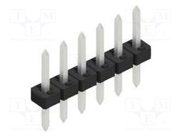 Connector: pin strips; pin header; male; PIN: 6; 2mm; THT; 1x6; 100V