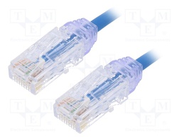 Patch cord; TX6-28™,U/UTP; 6; stranded; Cu; LSZH; blue; Len: 0.5m