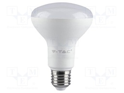 LED lamp; white cold; E27; 220÷240VAC; 1055lm; P: 11W; 120°; 6500K