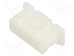 Plug; wire-board; female; 1.25mm; PIN: 5; w/o contacts; for cable