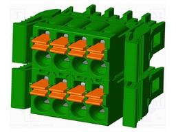 Connector: pluggable terminal block; plug; female; straight; 5.5A