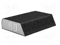 Sponge; angular contact; 98x25x68mm; Granularity: 80