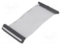 Ribbon cable with IDC connectors; 50x28AWG; Cable ph: 1.27mm