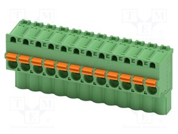 PCB connector, nominal cross section: 2.5 mm?, color: green,