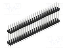 Connector: pin strips; pin header; male; PIN: 52; 2.54mm; THT; 2x26