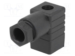 Connector: valve connector; plug; form C; 9.4mm; female; PIN: 3