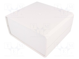 Enclosure: with panel; X: 180mm; Y: 160mm; Z: 85mm; ABS; grey